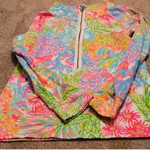 Lilly pulitzer lovers coral popover- M